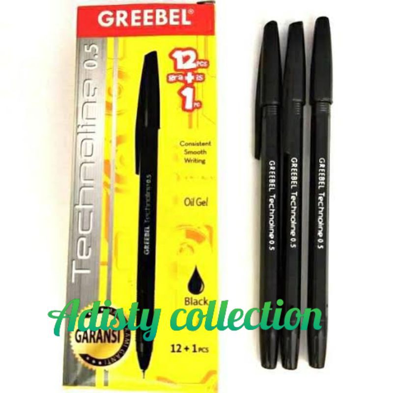 

Pulpen Greebel 0il Gel /pack isi 13 pcs