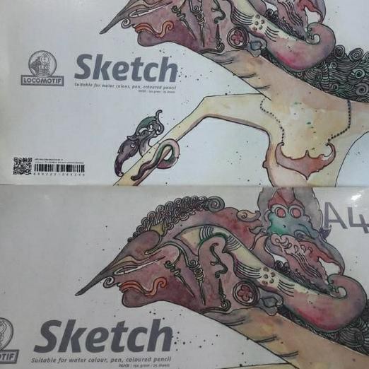 

Mantap Buku Gambar A4 Sketchbook 150Gsm 25Lembar Murah