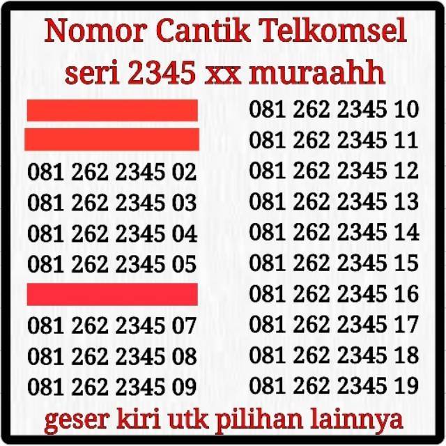 Nomor Cantik Simpati