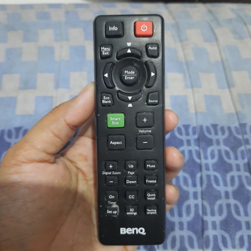 REMOTE REMOT PROYEKTOR PROJECTOR BENQ SMART ECO PANJANG ORIGINAL ASLI