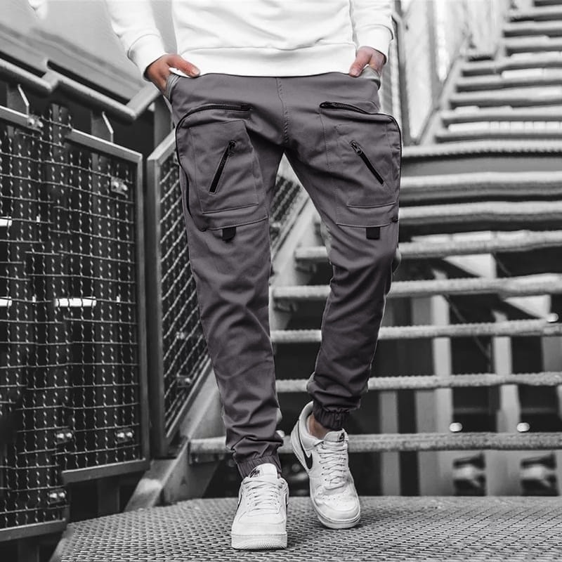 Celana Jogger Leon Pria Panjang Sweatpants Celana Olahraga Santai Casual Terbaru