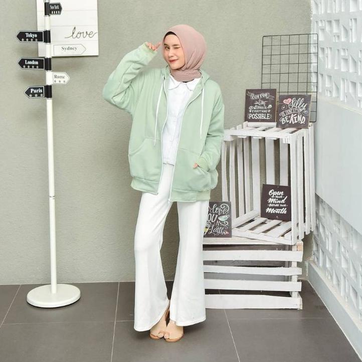 HDRH OVERSIZE ZIPPER HOODIE - ZIPPER HOODIE JAKET 147FRJ