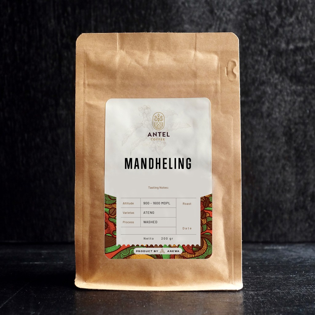

MANDHELING WASHED - 200 Gr BIJI KOPI ARABIKA - ANTEL PREMIUM COFFEE