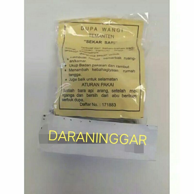 DUPA WANGI TEMANTEN Sekar Sari