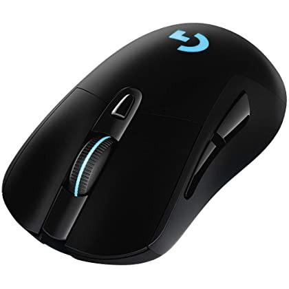 Logitech G703 Lightspeed Wireless Gaming Mouse - Hitam Ergonomis