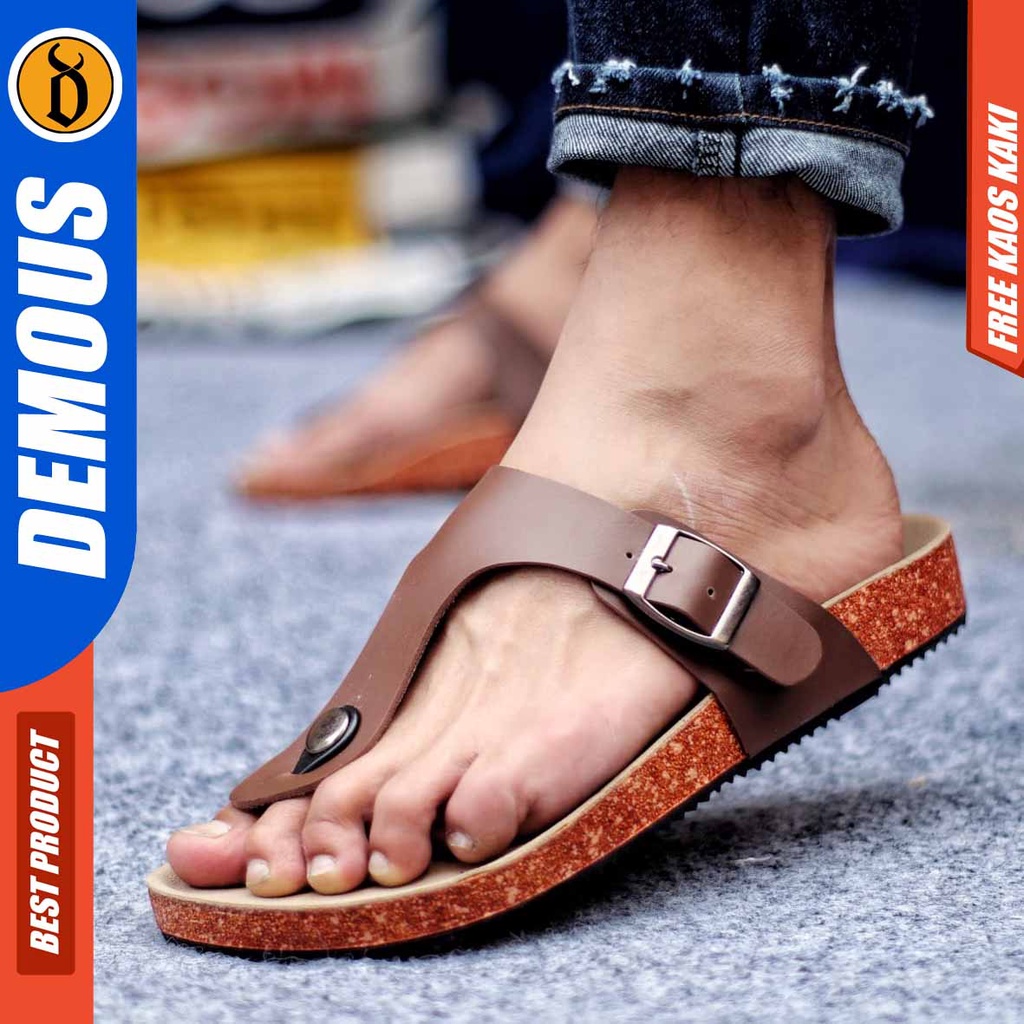 DEMOUS HIROE Sandal Jepit Pria Terbaru Kekinian