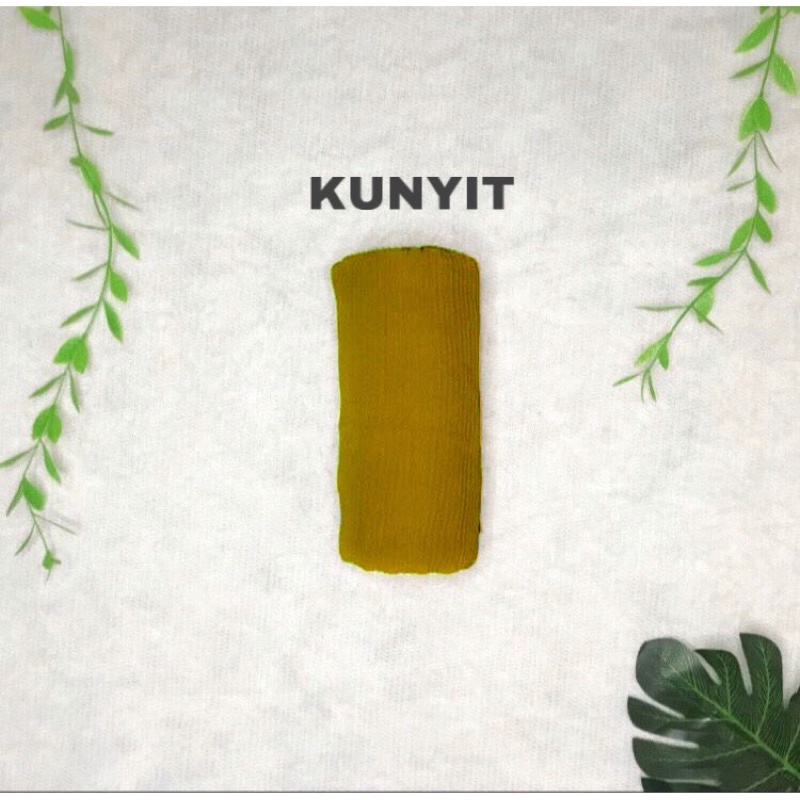 PASHMINA PLISKET LIDI  {90 X 180} AZARA-KUNYIT