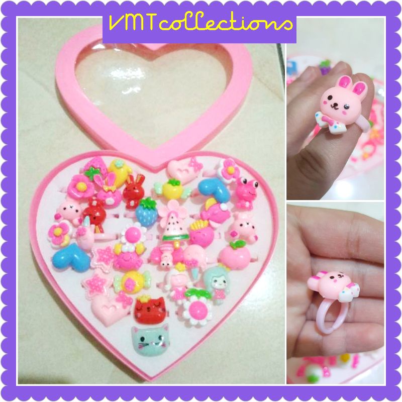 VMT - CINCIN ANAK KARAKTER / CINCIN PLASTIK / CINCIN ANAK LUCU
