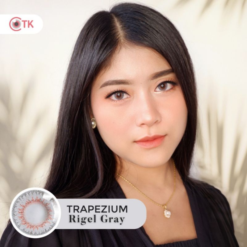 Softlens TRAPEZIUM 14.5 MM RIGEL GREY MINUS -0.50 S.D -6.00 by CTK