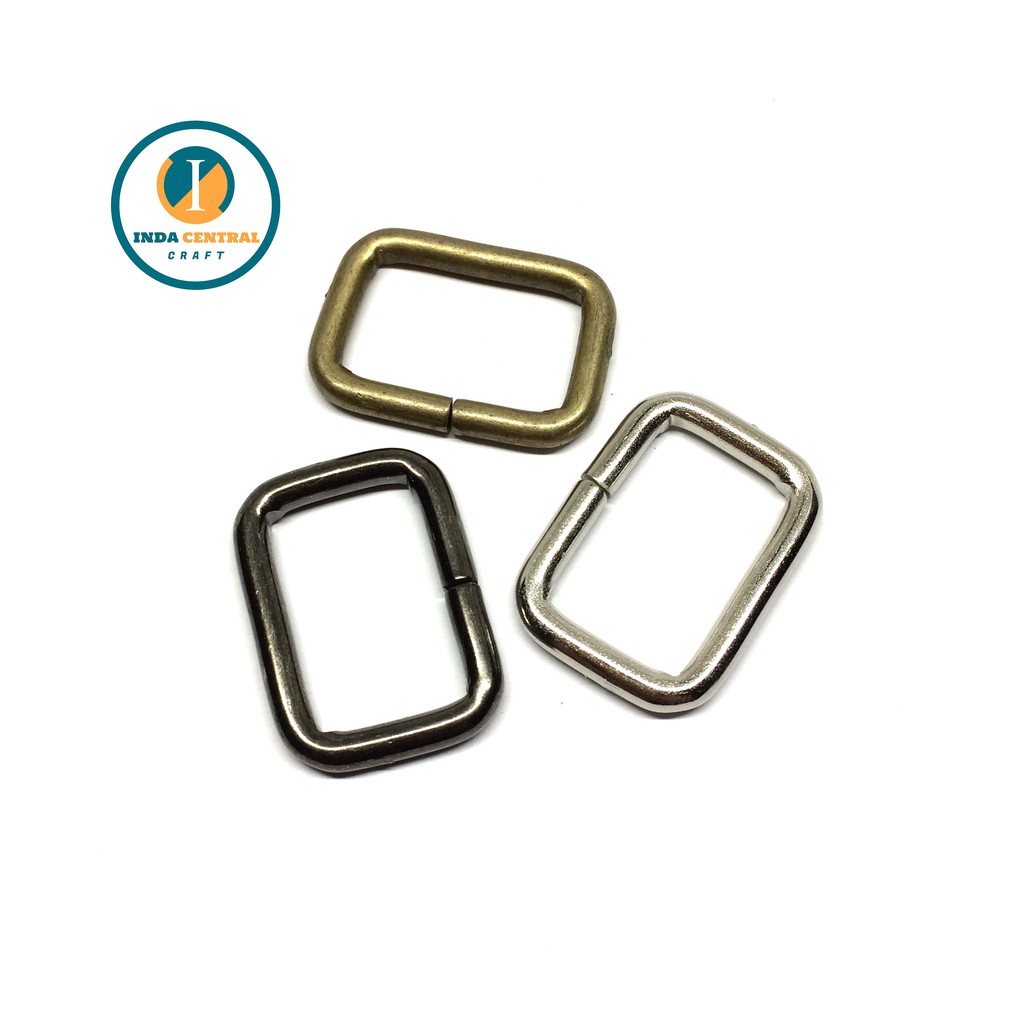 RING KOTAK GESPER TAS BESI 2.0 CM