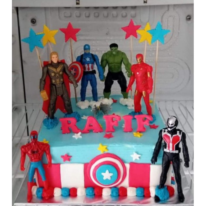 

kue ulang tahun avengers