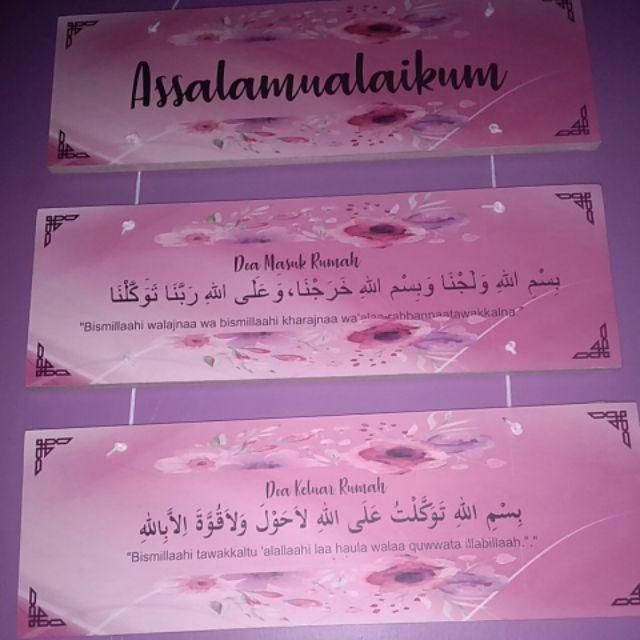 Kaligrafi Salam Motif Shaby