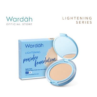 [REFILL] ^ KYRA ^ Wardah Two Way Cake Bedak Padat Lightening Powder Foundation Light Feel