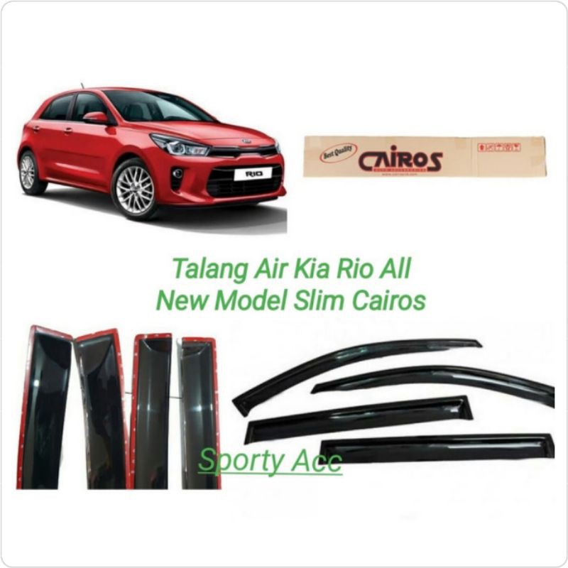 Talang Air Kia Rio All New Slim Merk Cairos