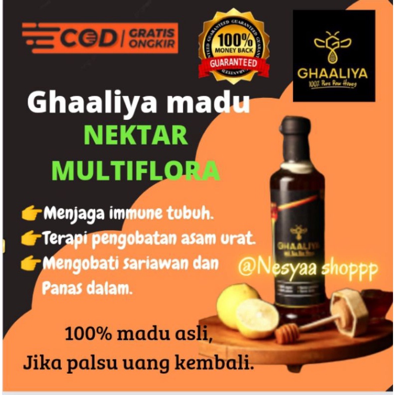 

Madu Murni Asli100% Ghaaliya Nektar Multifora grade A