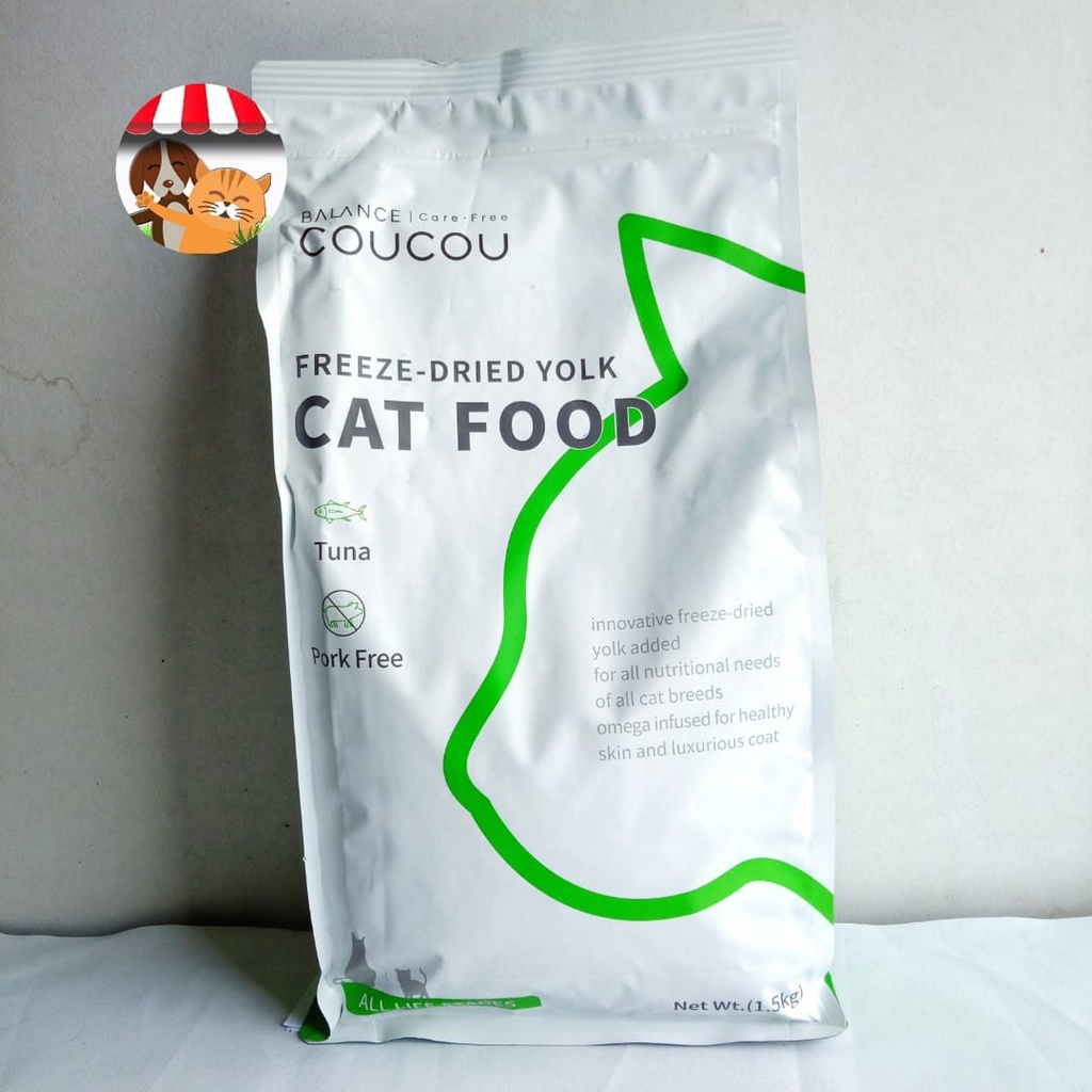 Coucou Tuna 1.5kg Makanan Kucing Super Premium For All Life Stages