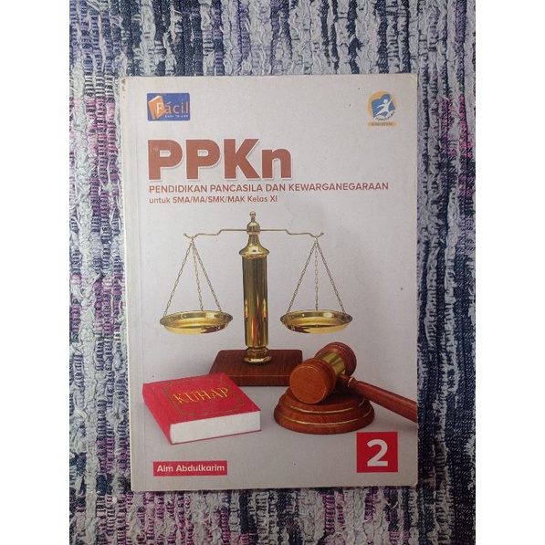 Buku PPKN Kelas 11 SMA/MA Grafindo kurikulum 2013 revisi (bekas)