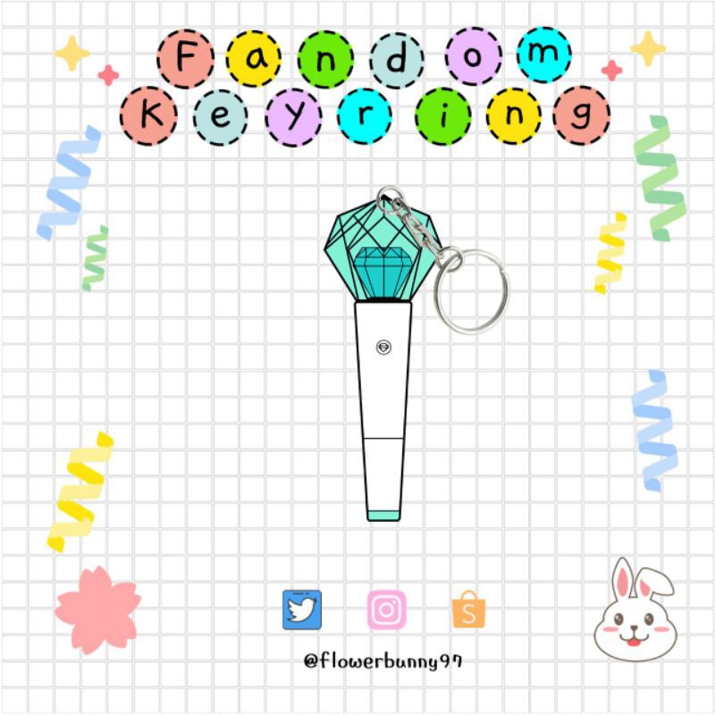 SHINee Lisghtstick Keychain ♥ by flowerbunny97