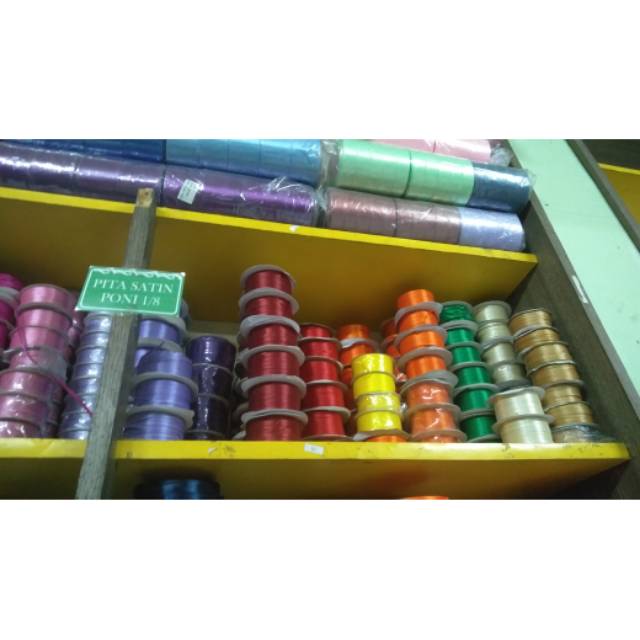 

Jual Pita Satin Poni Ukuran 1/8 Inch Per Roll Terlaris