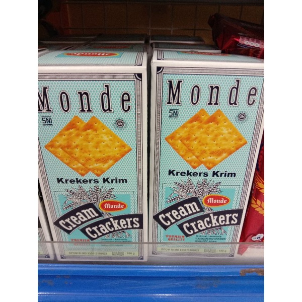 Jual monde cream crackers 180gr Shopee Indonesia