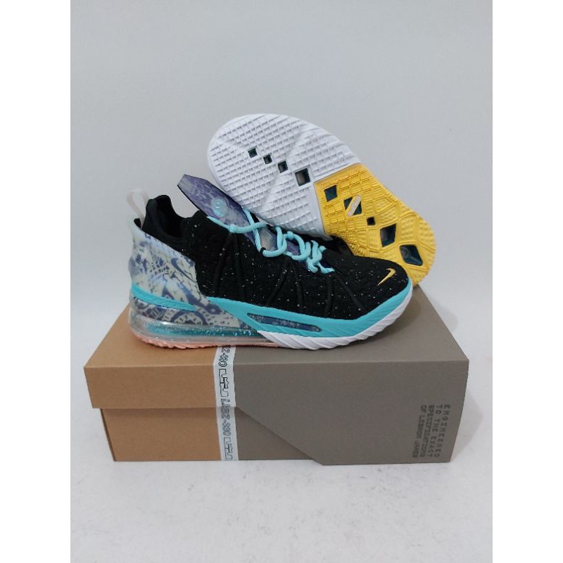 sepatu basket lebron 18 reflection