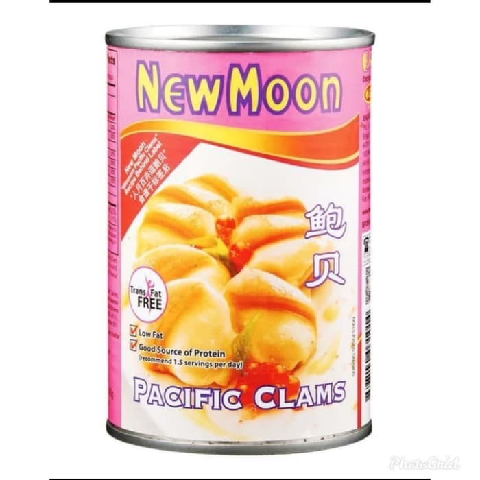 

New Moon Pacific Clams 425gr Pacific Clams Abalone Premium Newmoon