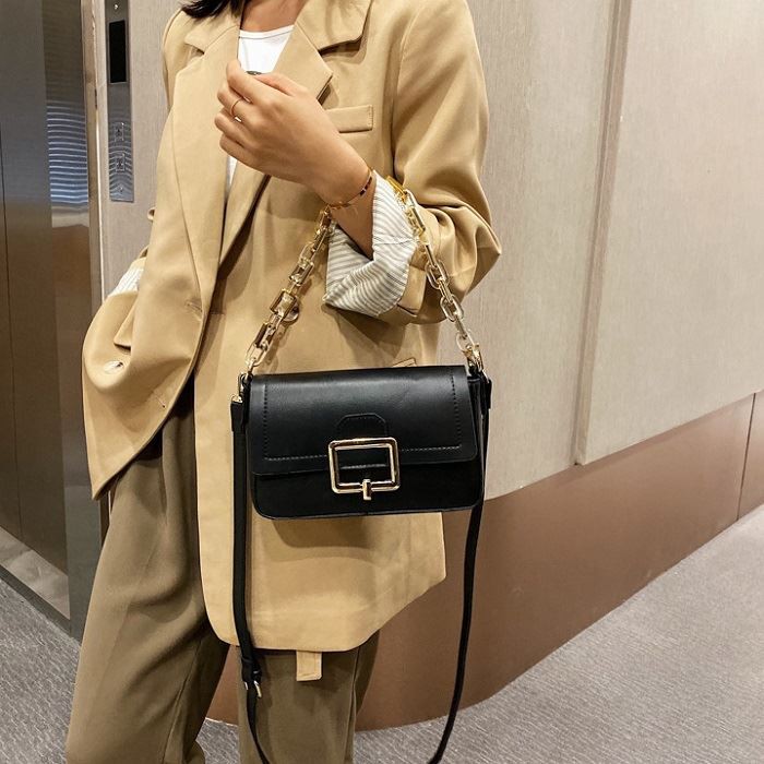 BJ21066 - BEIGE/BLACK/COFFEE/KHAKI - TAS SLEMPANG CHAIN RANTAI ELEGAN MODIS TAS WANITA FASHION IMPORT MODIS ELEGAN TERMURAH TERLARIS TERBARU BAGSTORE JAKARTA TAS BATAM JT1066