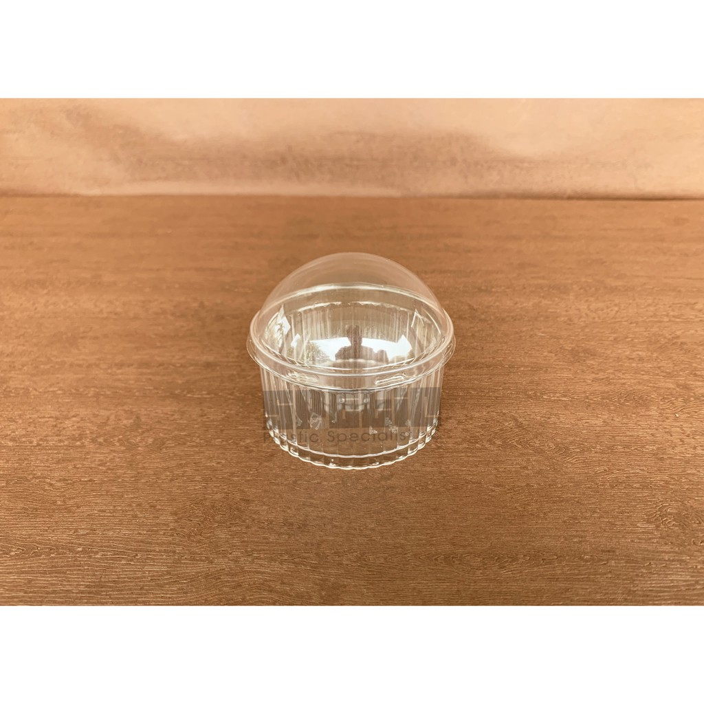 (10 set) Cup Pudding Bulat Ulir CH-25 /  Cup Jelly Bulat Kecil / Tempat Pudding Bulat Kecil