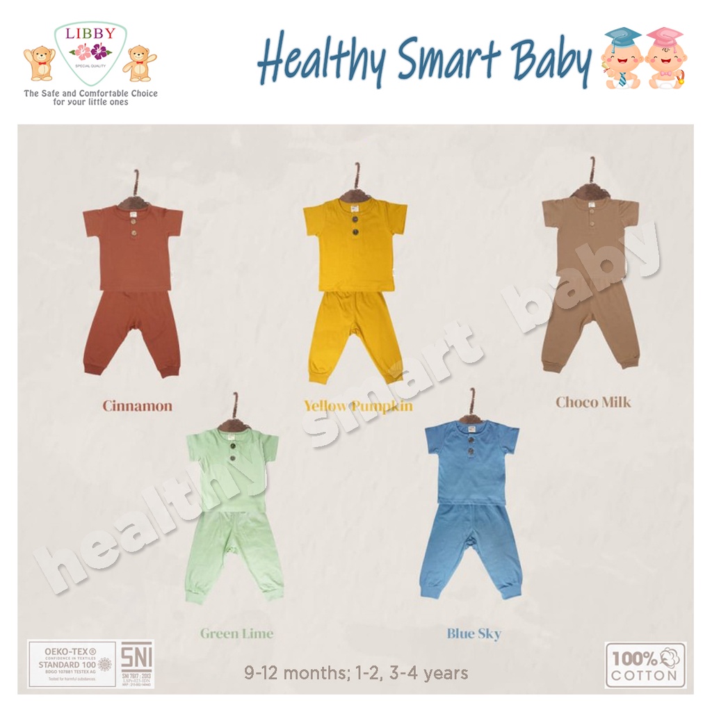 LIBBY Earth Fave Set | Setelan Pendek Panjang