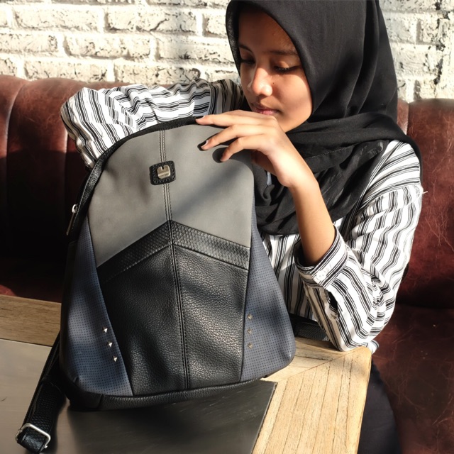 Mores Bag Tas ransel Wanita medium PU Kulit sintetis Gabol GB Woman Backpack