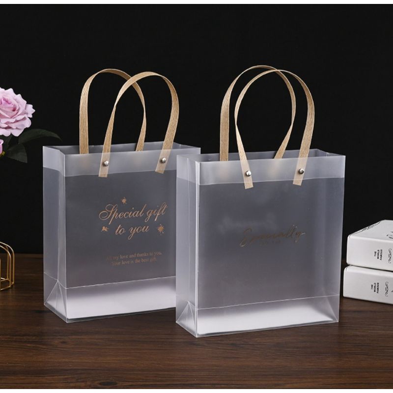 Goodie Bag Doff Transparan Kantong Hampers Tote Bag Gift Premium