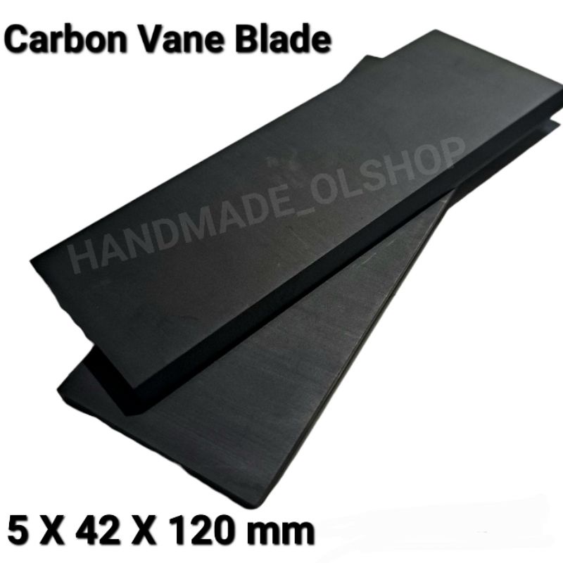 CARBON BRUSH COMPRESSOR 5 X 42 X 120 MM || CARBON VANE BLADE || CARBON MESIN CETAK