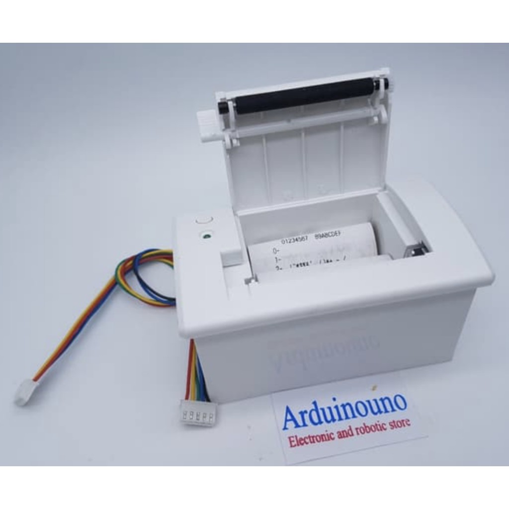 Mini Thermal Printer TTL Interface Panel Printer Embedded White