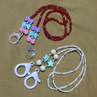 Kalung Masker | Strap Mask | Konektor Manik-Manik | Kalung masker Tay Tawan | Kalung masker PinSon