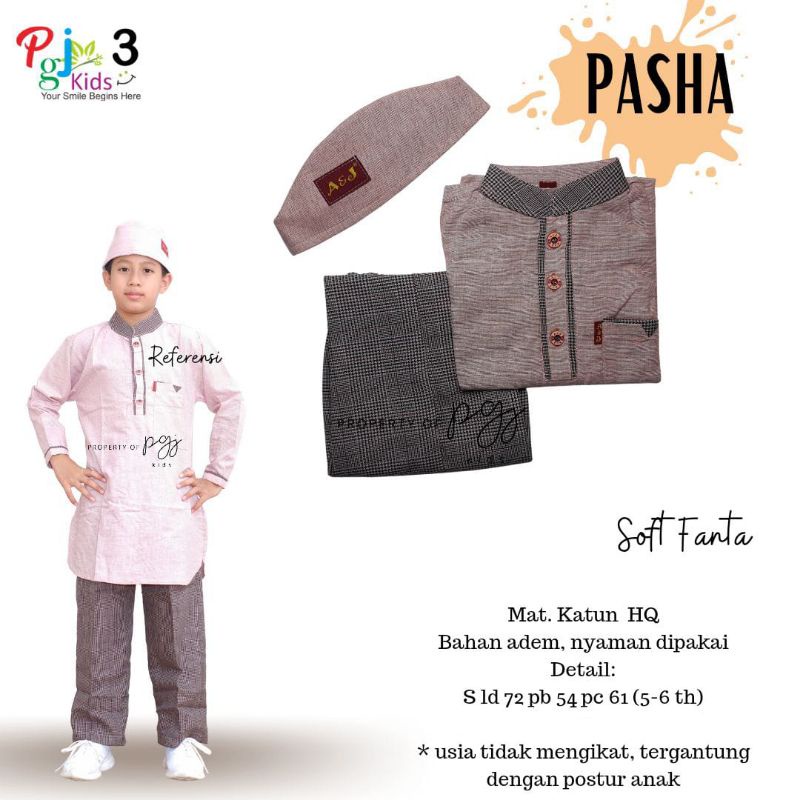 Pasha Setelan Koko Anak By PgJ Kids2