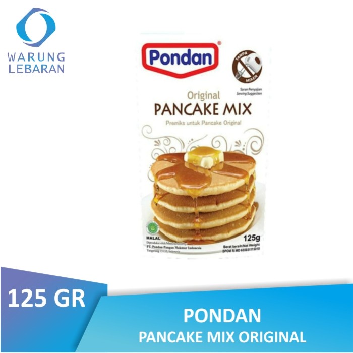 

hbt204tt Pondan Pancake Mix Original 125 Gr Da01D100