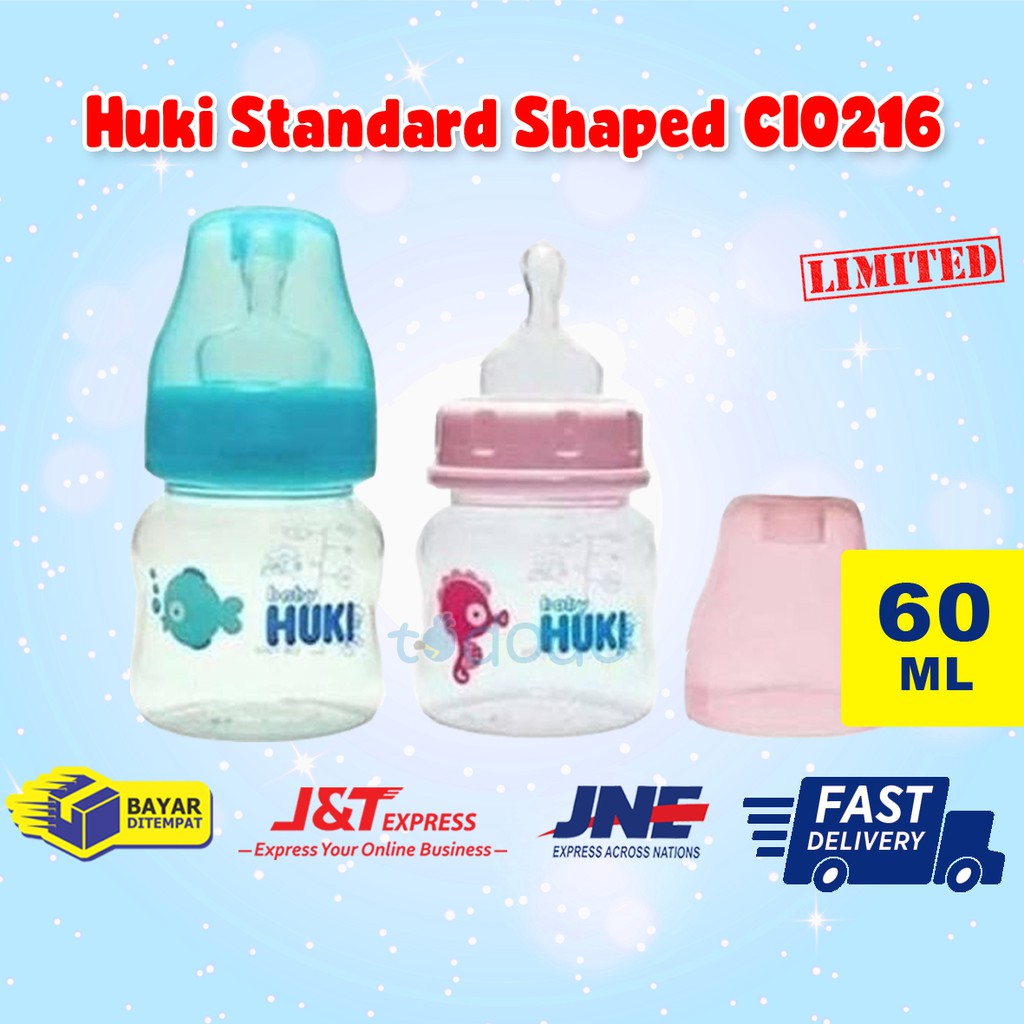 Huki Standard Shaped 60 ml  CI0216 / Botol Susu