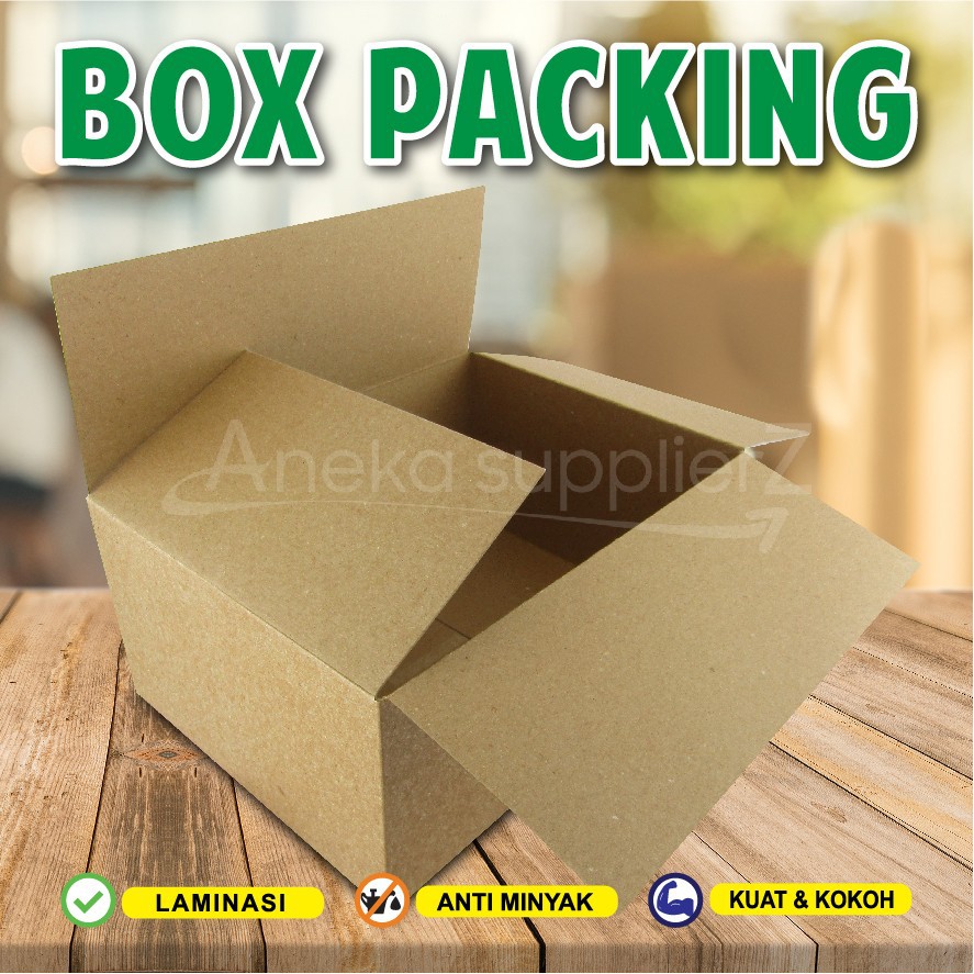 

Box Packing - Dus Paking - Kotak Packing - KRAFT COKLAT TEBAL (10 pcs)