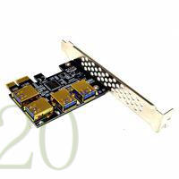 Pci-E Kartu Ekspansi Pci-E Ke Usb 1 Ke 4 Dengan 4 Usb 3.0