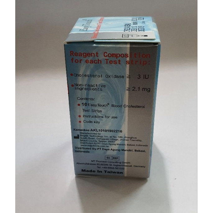 Strip Cholestrol Easytouch,refil kolestrol etgcu