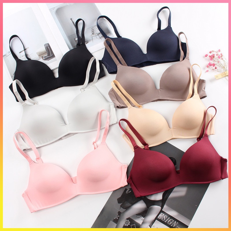 push up bra Cup Tipis Bra Mulus Pakaian Dalam Anak Perempuan Wirefree Adjustable Lingerie 203