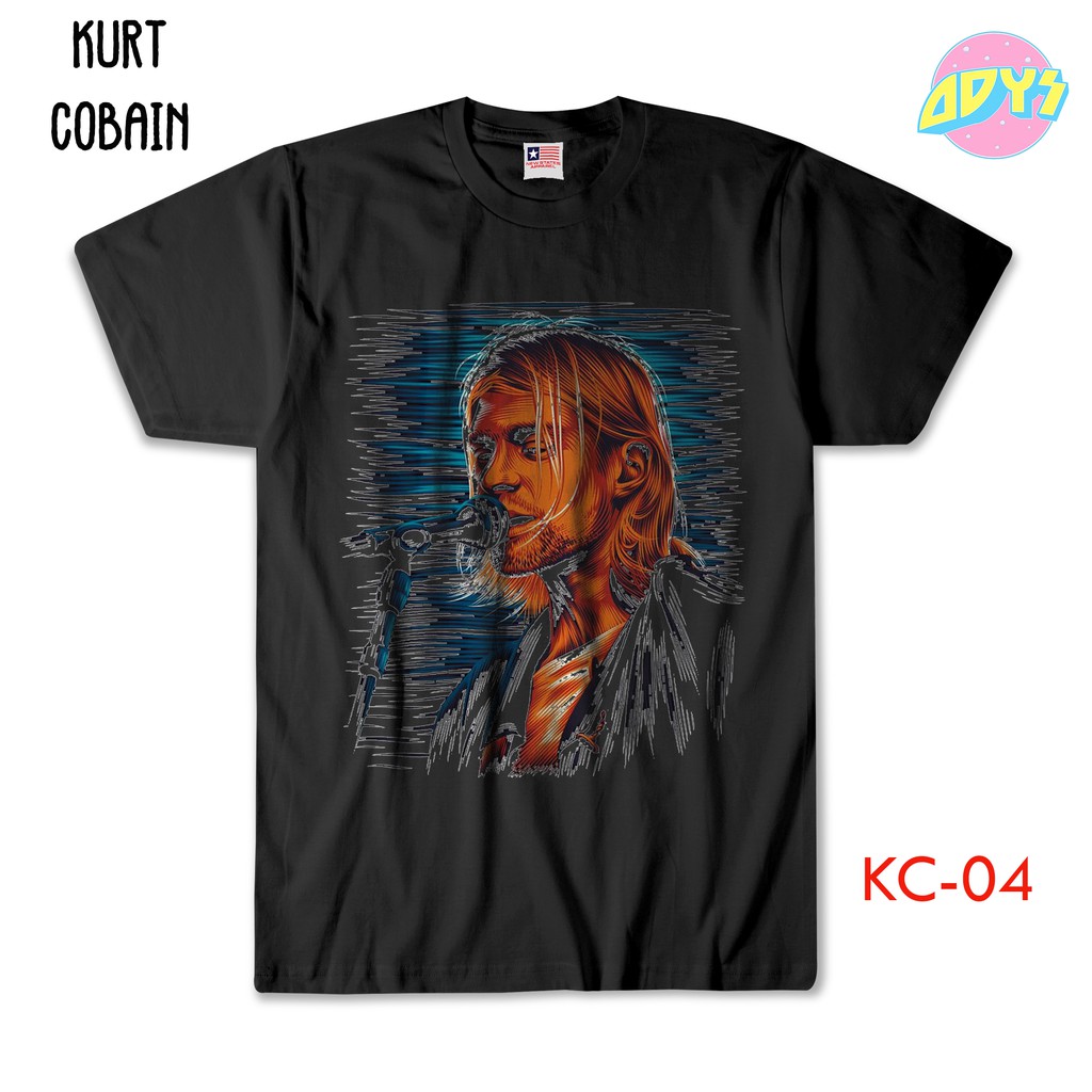 Kaos Kurt Cobain - Nirvana - Original New States Apparel