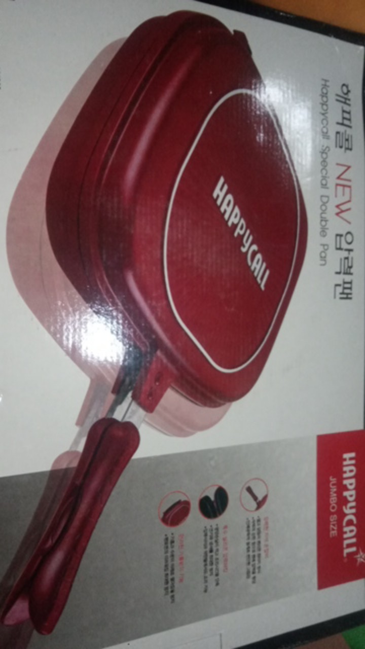 Happy Call Jumbo Double Pan/teflon Stainless  Anti Lengket