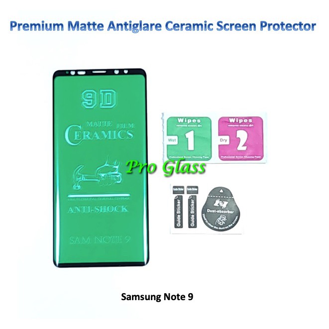 Samsung Note 8 / Note 9 Matte Antiglare Shock Ceramic Screen Protector