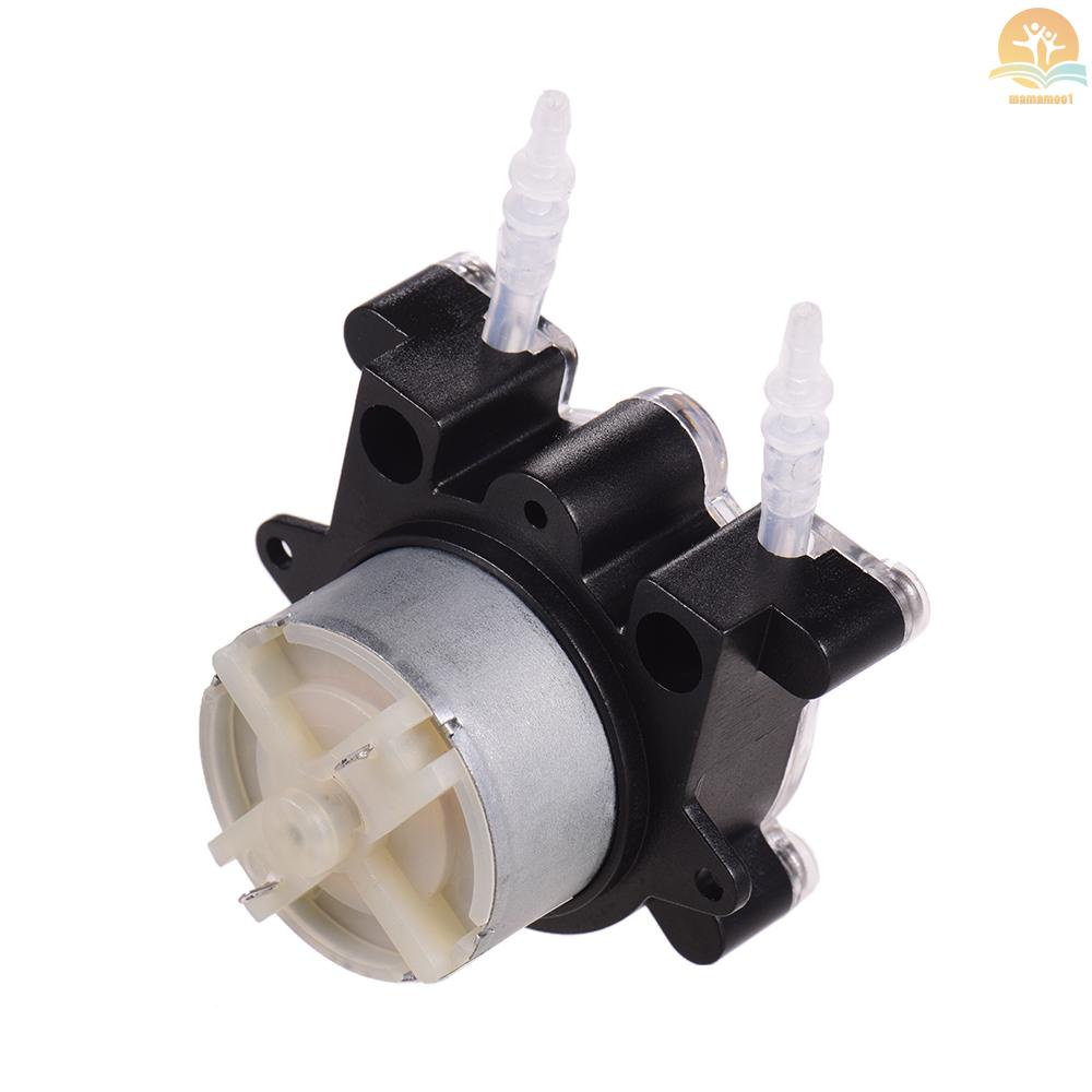 GROTHEN DC 6V DIY Dosing Pump Mini Peristaltic Dosing Head Self-Priming Function Large Flow 65ml/min for Aquarium Lab Chemical Analytical Water Liquid