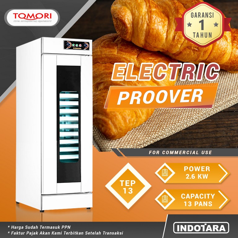 Tomori Electric Proover / Alat Pengembang Adonan TEP13