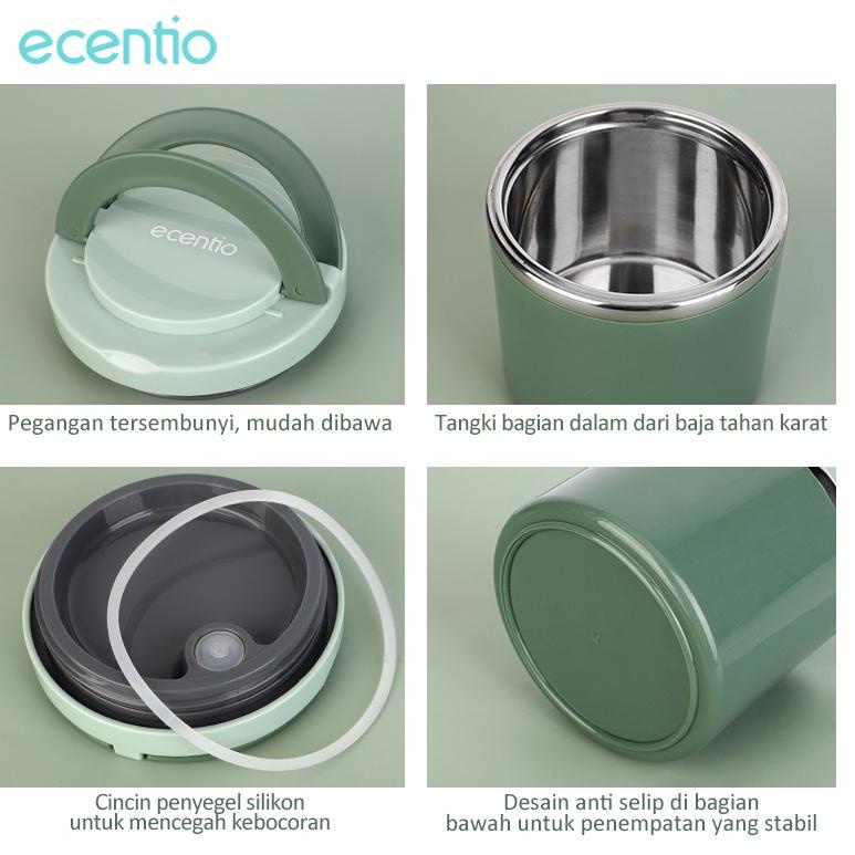 O18J FOODI termos mini termos air panas mini 630ml/cangkir mangkok anti bocor/termos sup tahan panas