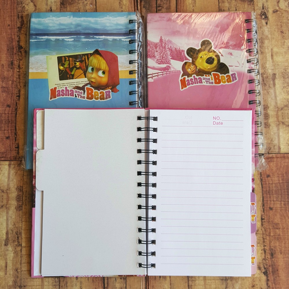 Notepad Spiral Masha and the Bear