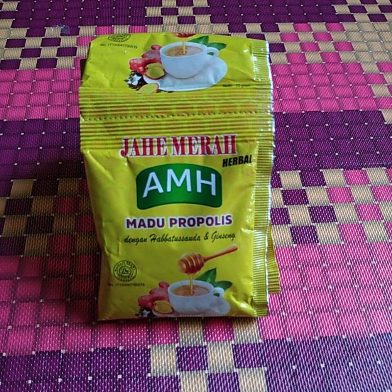 

AMH Jahe Merah Madu Propolis Renteng