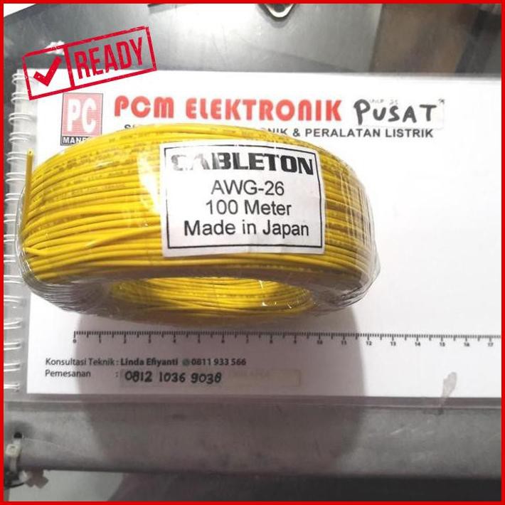 Kabel Awg-26 100Meter - Cokelat Pcmel29 Ayo Order